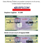 320 9th Circuit (how to fill out my money order)